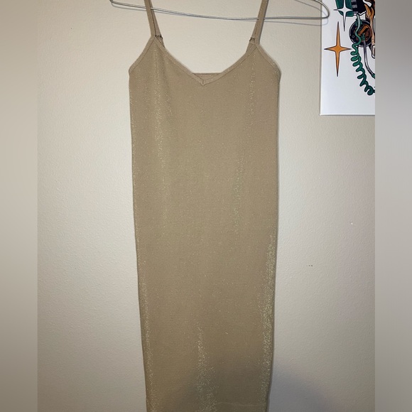 Free People Dresses & Skirts - FREE PEOPLE NWOT Intimaely Lurex Slip Dress XS/S